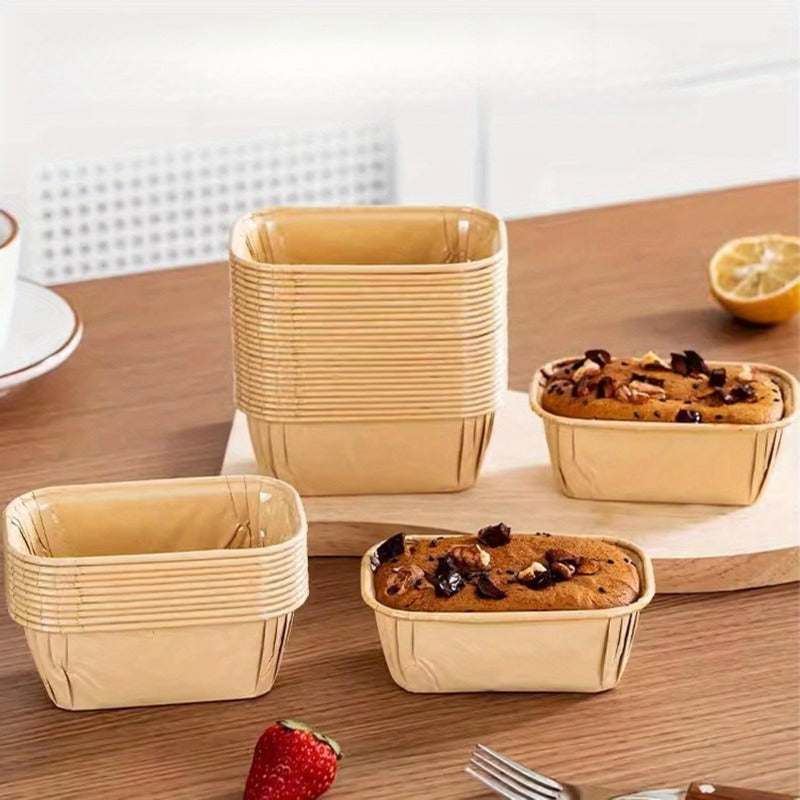 Caissette cupcake en papier, antiadhésive de qualité alimentaire, vue de dos