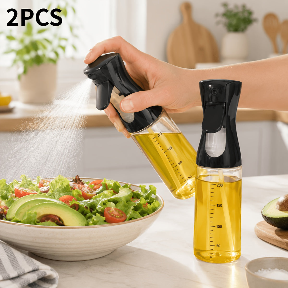 Spray à huile en plastique de qualité alimentaire, vendu en lot