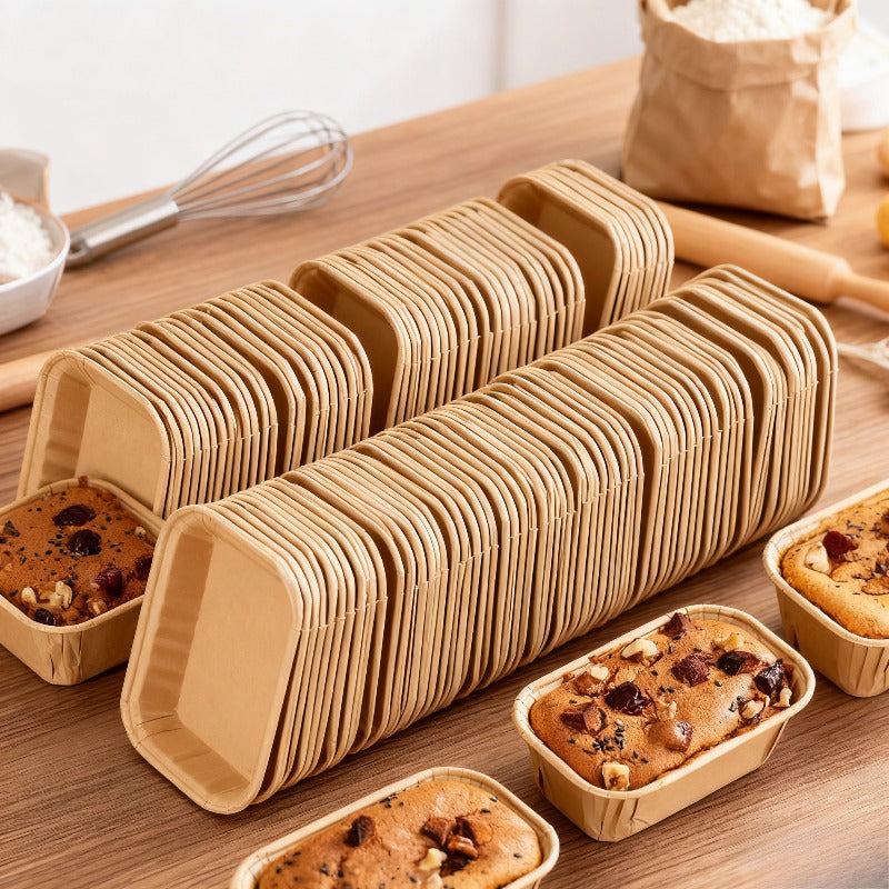 Caissette cupcake en papier, antiadhésive de qualité alimentaire, autre angle